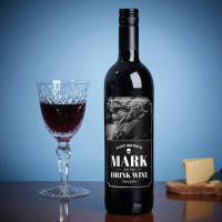 personalised Merlot Red Wine