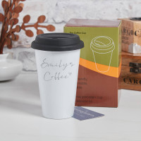 personalised Elegant Name Travel Mug