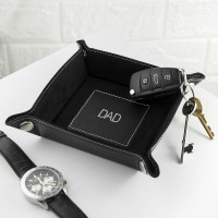 Luxury Black Personalised Valet Tray