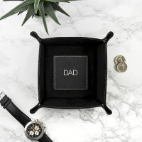 Luxury Black Personalised Valet Tray