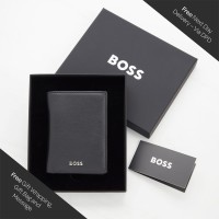 Hugo Boss Classic Smooth Card Holder - Black