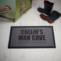 personalised man cave doormat