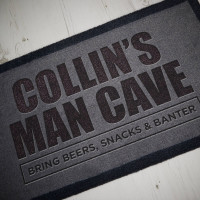 personalised man cave doormat