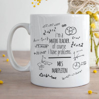 personalised Math Problems Durham Mug