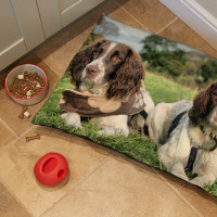personalised Medium Dog Bed