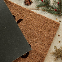 personalised festive doormat