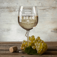 Personalised wine Glass