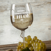 Personalised wine Glass