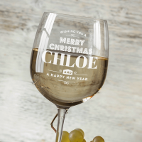 Personalised wine Glass