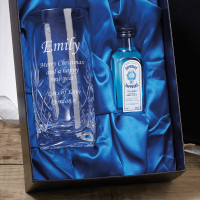 Message Blenheim High Ball Gift Set with 5cl Miniature Bottle of Gin