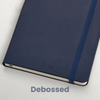 personalised Blue Moleskine Notebook