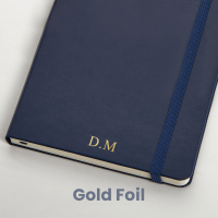 personalised Blue Moleskine Notebook