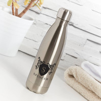 Silver Stainless Steel Water bottle