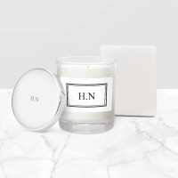 personalised Monogrammed Personalised Candle