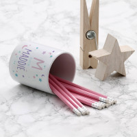 personalised moon and star pen pot