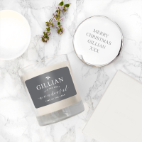 Personalised Candle