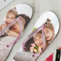 personalised Ladies Photo Flip Flops