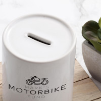 Personalised Motorbike Fund Money Box