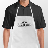 personalised Moustache Apron