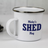 personalised Shed Camping Mug