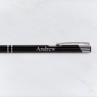 Black Engraved Pen