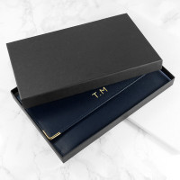 personalised Luxury Travel Organiser - Navy