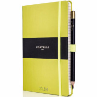 Neon Green Castelli Notebook 