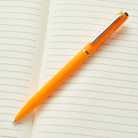 Neon Orange Notebook & Pen Gift Set