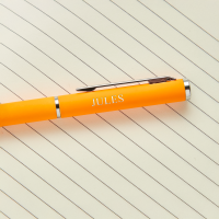 Neon Orange Notebook & Pen Gift Set