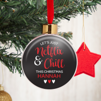 Netflix & Chill This Christmas Bauble