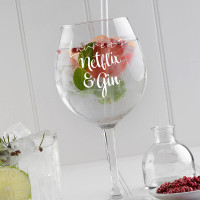 Netflix and Gin Glass
