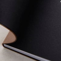 HUGO BOSS Iconic A5 Camel Lined Notebook