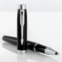 personalised Parker IM Rollerball Pen - Solid Black