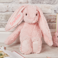 Personalised Plush Pink Bunny Boutique Gifts