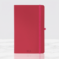 Pink Notebook, Pen & White Travel Mug Gift Set