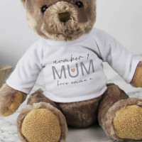 personalised Number 1 Mum Cuddly Bear