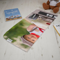 Number Plate Kids Photo Blanket