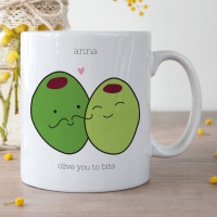 Personalised Olive you Durham Mug