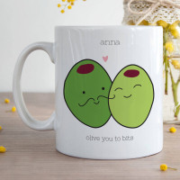 Personalised Olive you Durham Mug