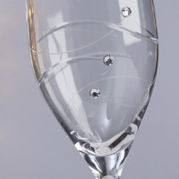 Personalised champagne flute