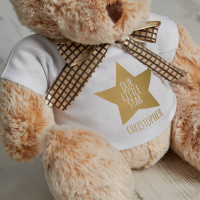 Personalised Our Little Star Fudge Teddy Bear