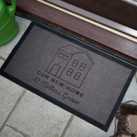 personalised our home doormat