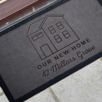 personalised our home doormat