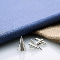 personalised Paper Plane Cufflinks Gift Set