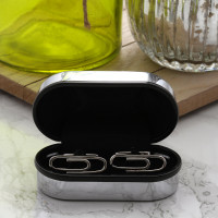 personalised Paperclip Cufflinks Gift Set