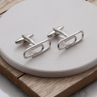 personalised Paperclip Cufflinks Gift Set