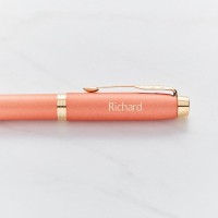 Parker IM Rituals Orange Gold Trim Fountain Pen 
