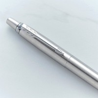 Parker Jotter Stainless Steel Ballpoint Pen & Notebook Gift Set