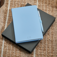 Pastel Blue Notebook & Pen Gift Set