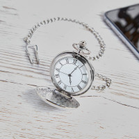 personalised Plain Polished Pocket Watch